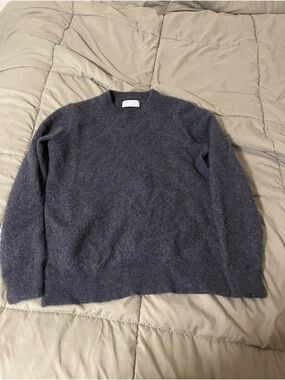 Everlane 100% Cashmere Crew Neck Grey Sweater